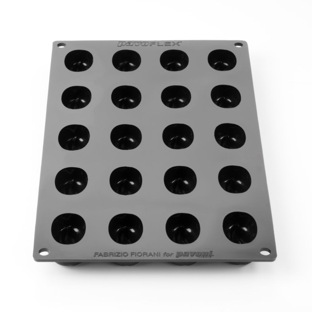 Pavoni, Pavoflex 3D, PX3231, 300x175 mm, Coffee, kaffeböna, d: 44x32 mm, h: 20 mm, 20 st/form