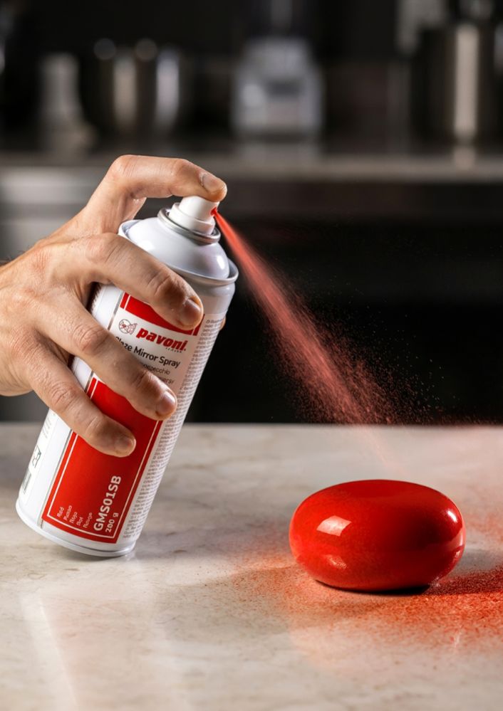 Pavoni, Glaze Mirror Spray, röd (280 g)