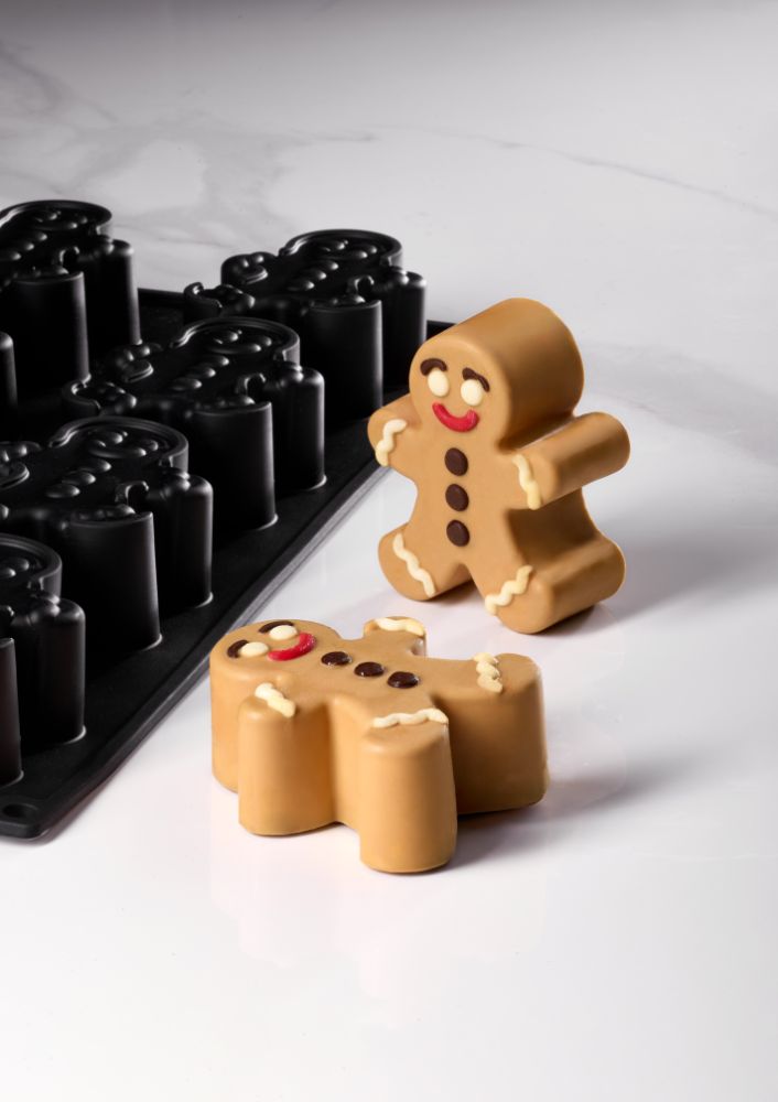 Pavoni, Pavoflex 3D, PX43138, 400x300 mm, Gingerman, pepparkaksgubbe, d: 85x69 mm, h: 35 mm, 12 st/form