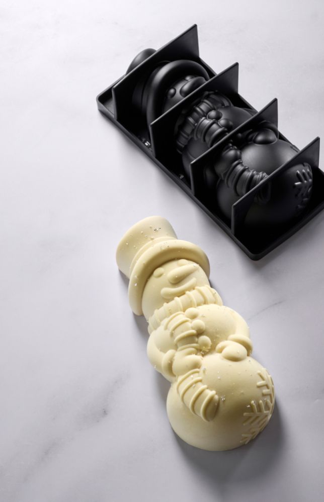Pavoni, silikonform 3D Cake, KE115, Frosti, d: 253x110 mm, h: 76 mm