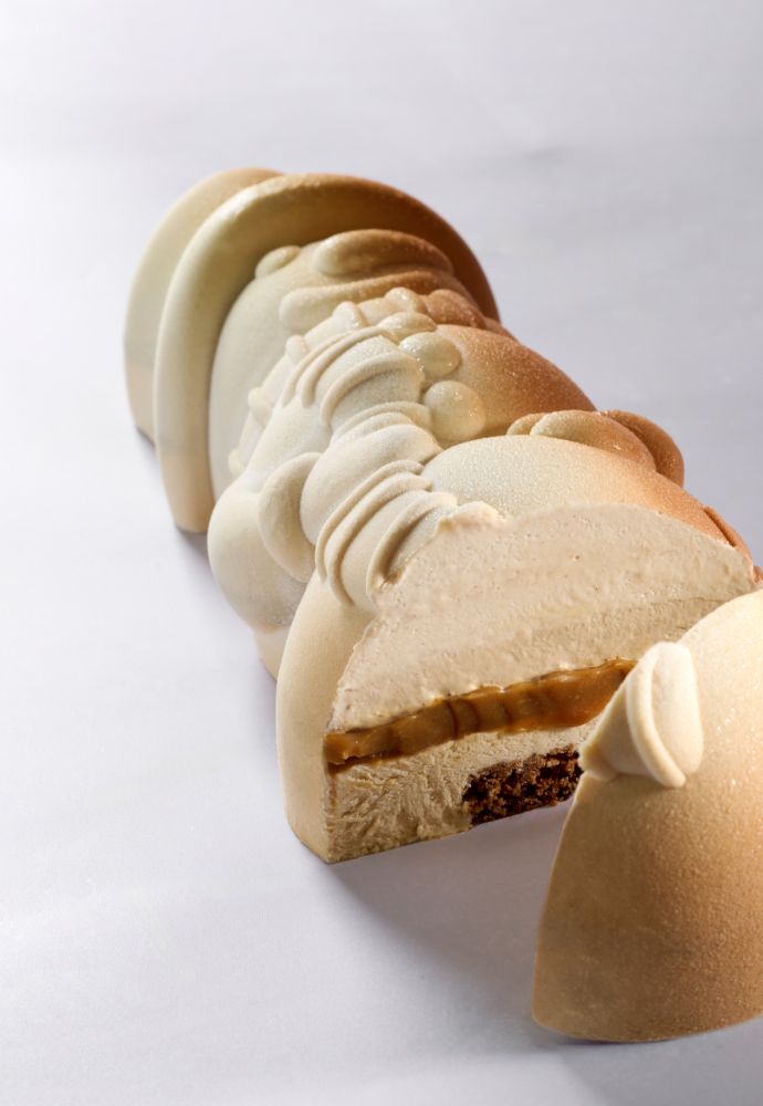 Pavoni, silikonform 3D Cake, KE115, Frosti, d: 253x110 mm, h: 76 mm