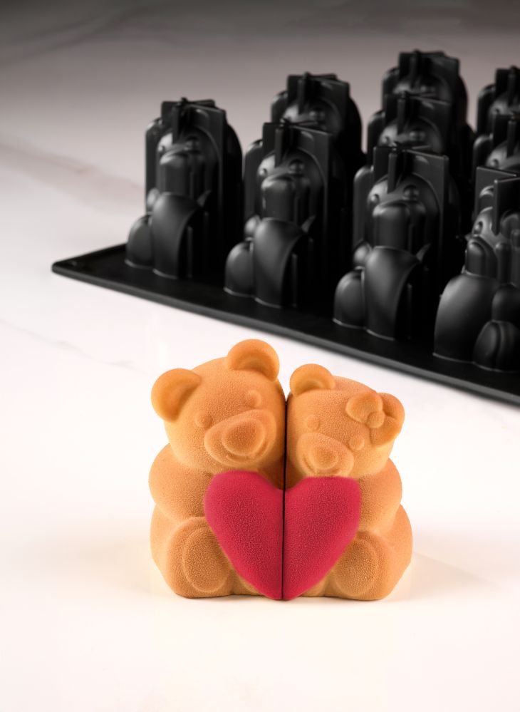 Pavoni, Pavoflex 3D, PX43141, 400x300 mm, Teddy Love, d: 86x60 mm, h: 77 mm, 9+9 st/form