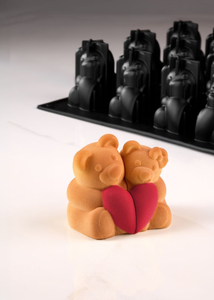 Pavoni, Pavoflex 3D, PX43141, 400x300 mm, Teddy Love, d: 86x60 mm, h: 77 mm, 9+9 st/form