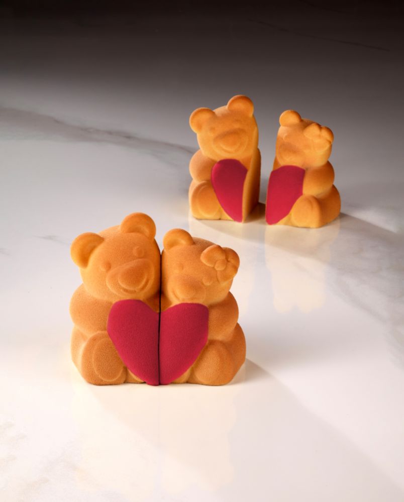 Pavoni, Pavoflex 3D, PX43141, 400x300 mm, Teddy Love, d: 86x60 mm, h: 77 mm, 9+9 st/form