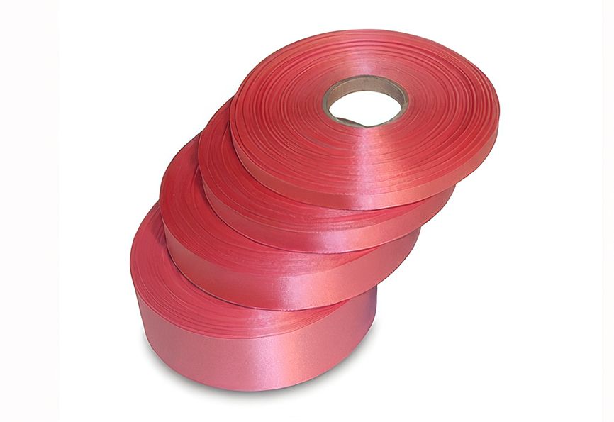 Tygband, Dragee, rosa, 15 mm x 100 m