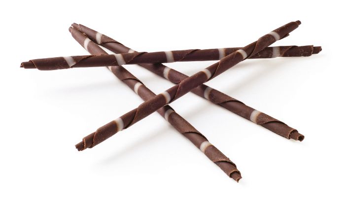 Chokladdekor, mörk choklad, l: 200 mm (900 g)