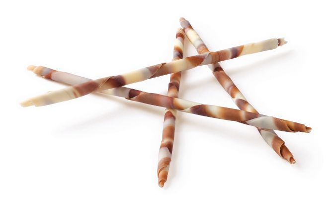 Chokladdekor, Van Gogh, vit choklad, l: 200 mm (900 g)