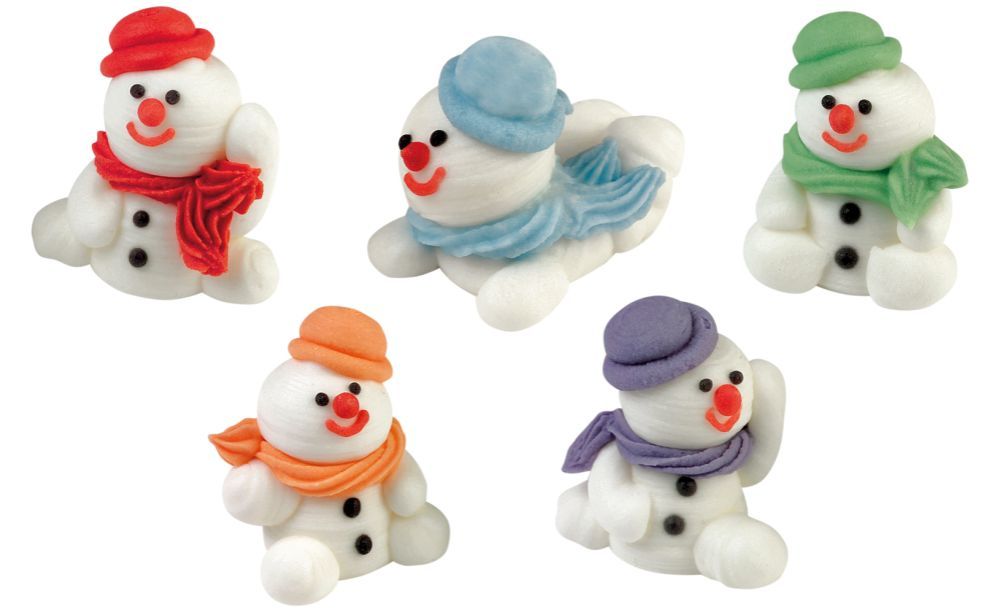 Kristyr, snögubbe, sittande, 30x20x31 mm (30 st) BF 260430