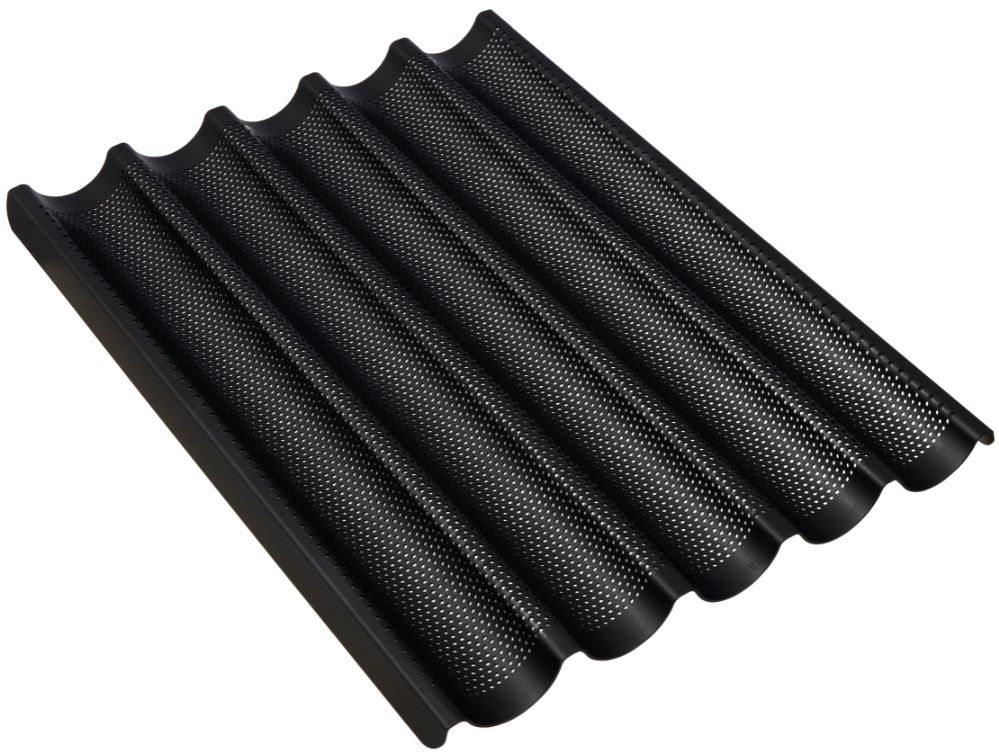 Baguetteplåt 5 fack, 400 x 600 mm