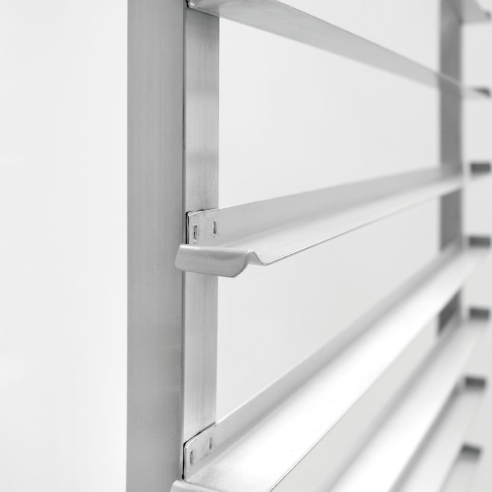 Förvaringsställ – Z-form, 600 x 400 x 1770 mm