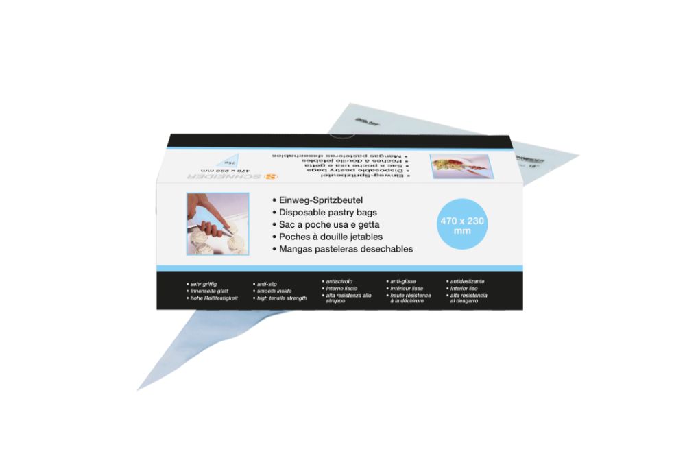 Engångsspritspåsar på rulle – 75 µ, 470 x 230 mm, 100 st