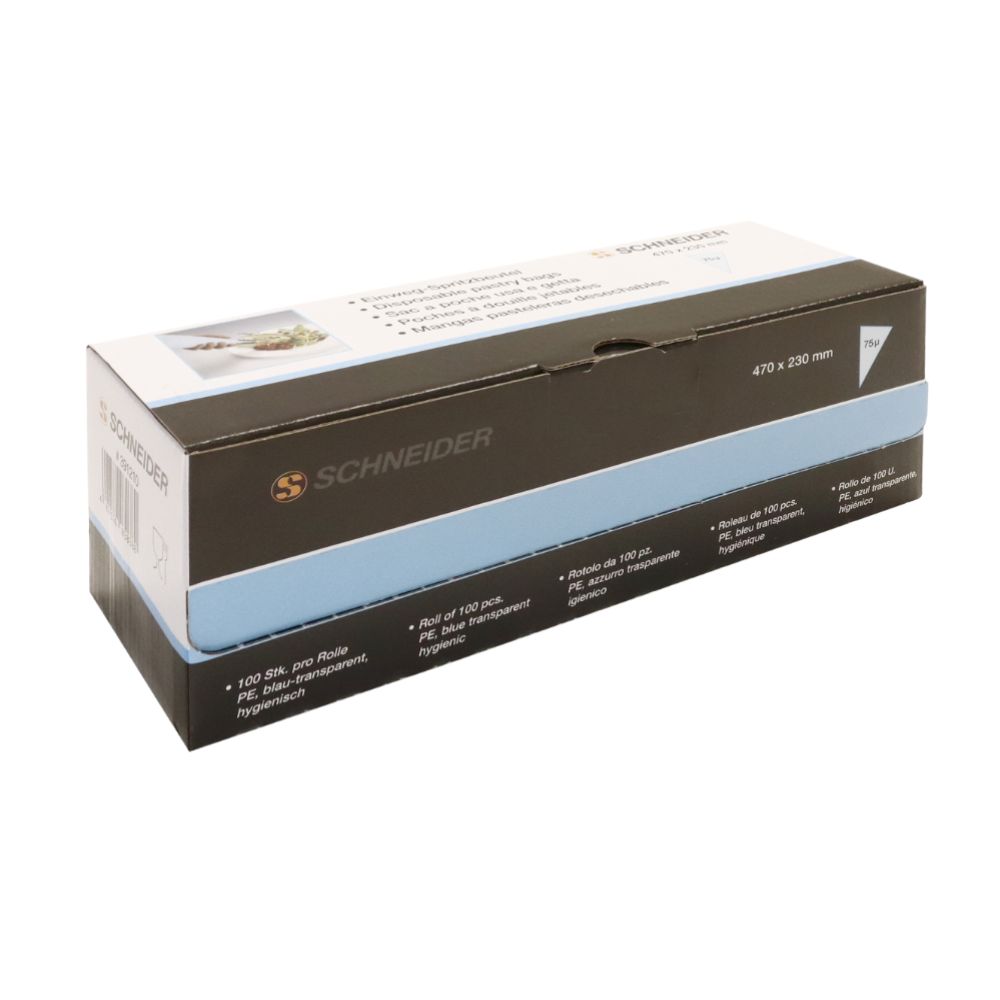 Engångsspritspåsar på rulle – 75 µ, 470 x 230 mm, 100 st