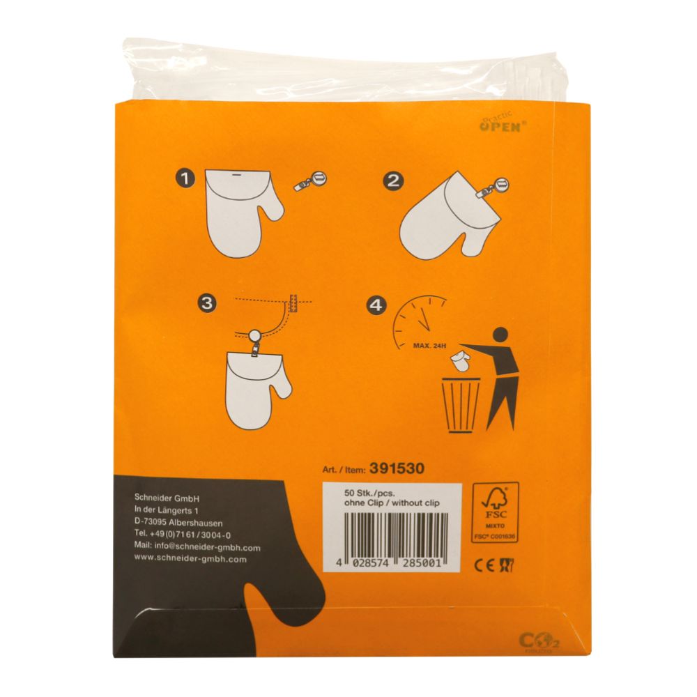 Hygienhandskar LDPE utan klämma, 50 st