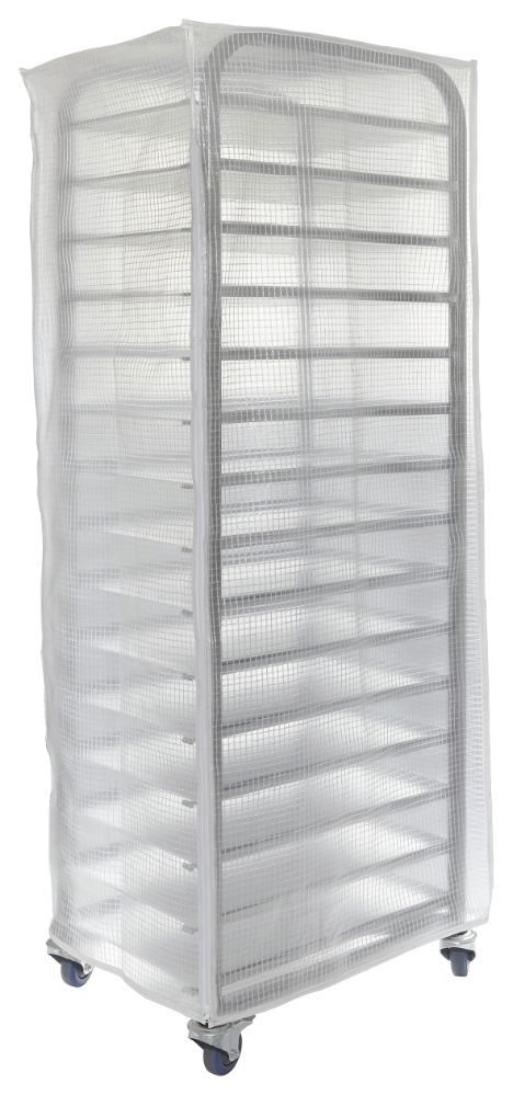 Plastöverdrag med dragkedja, 1650 x 720 x 860 mm