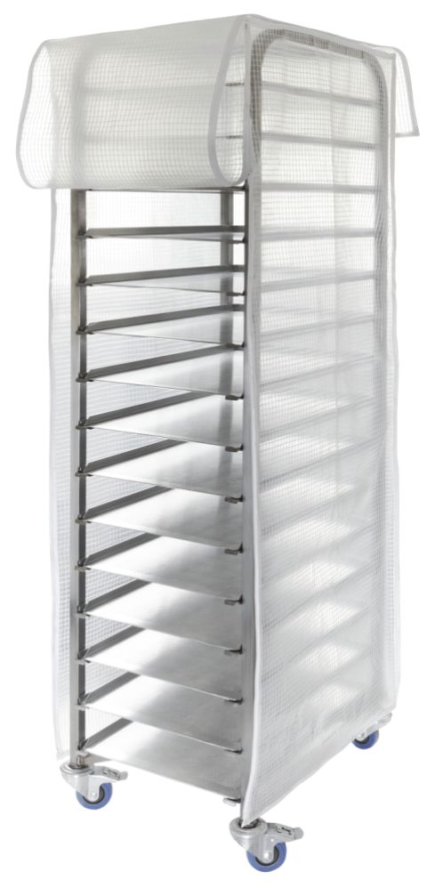 Plastöverdrag med dragkedja, 1600 x 490 x 640 mm