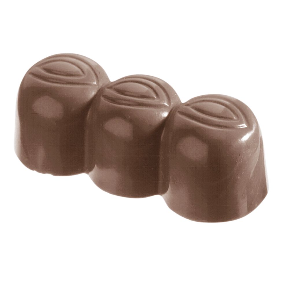 Chokladform 275×135 mm – Höst och nötter, 47 x 19 x 17 mm