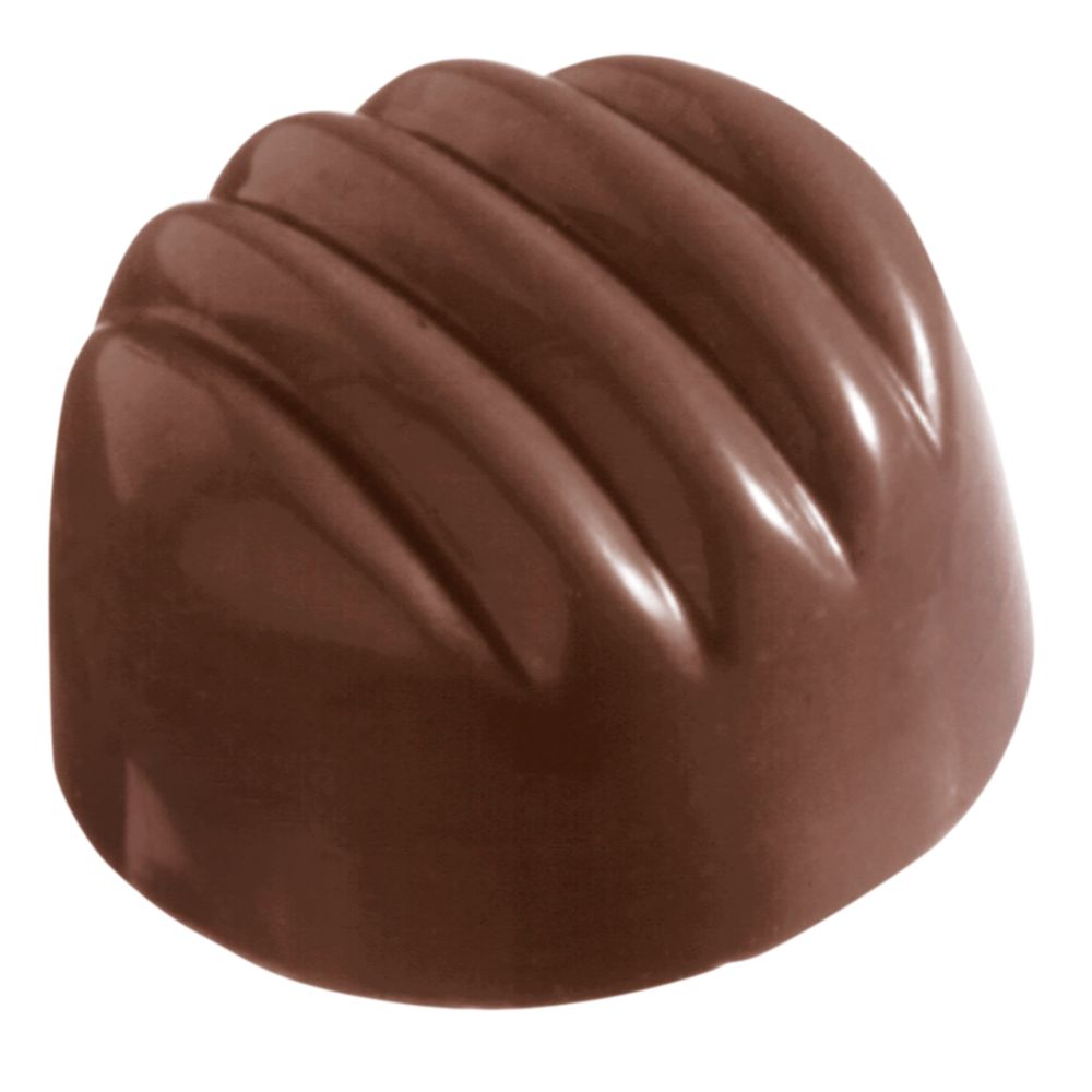 Chokladform 275×135 mm – Praliner med överdrag, Ø29 X 17 mm