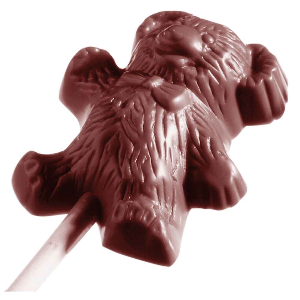 Chokladform 275×135 mm – Klubbor, 48 x 37 x 15 mm