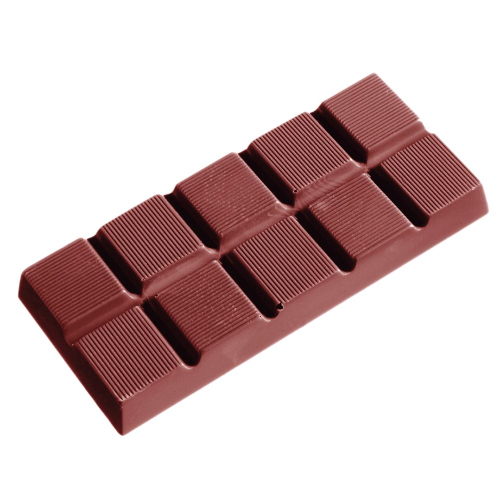 Chokladform 275×135 mm – Pralin och block, 117 x 50 x 11 mm