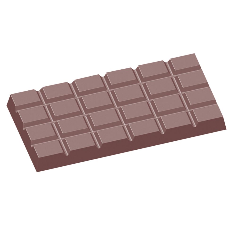 Chokladform 275×135 mm – Pralin och block, 67 x 33 x 5 mm