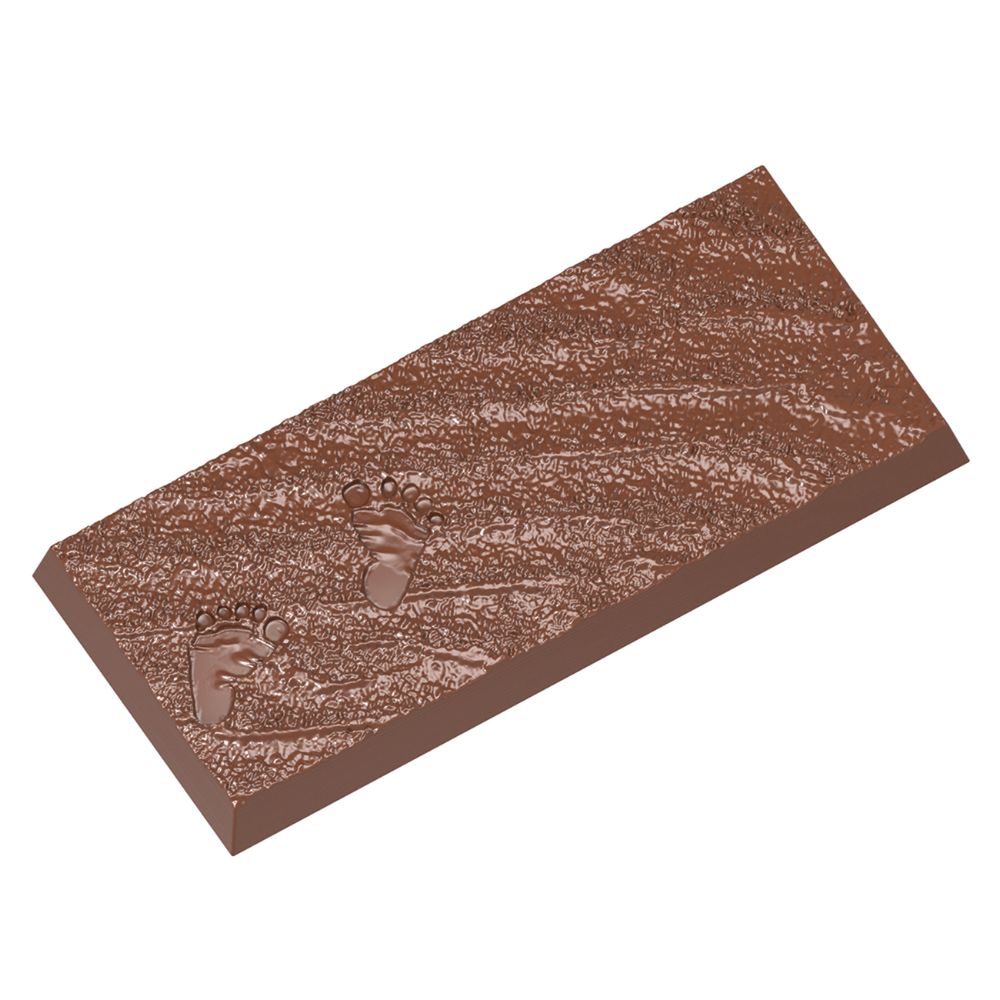 Chokladform 275×135 mm – Pralin och block, 118 x 53 x 9,5 mm