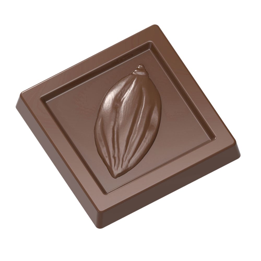 Chokladform 275×135 mm – Kaffebönor, 31,5 x 31,5 x 5 mm