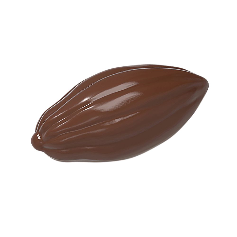 Chokladform 275×135 mm – Kaffebönor, 19 x 9 x 4 mm