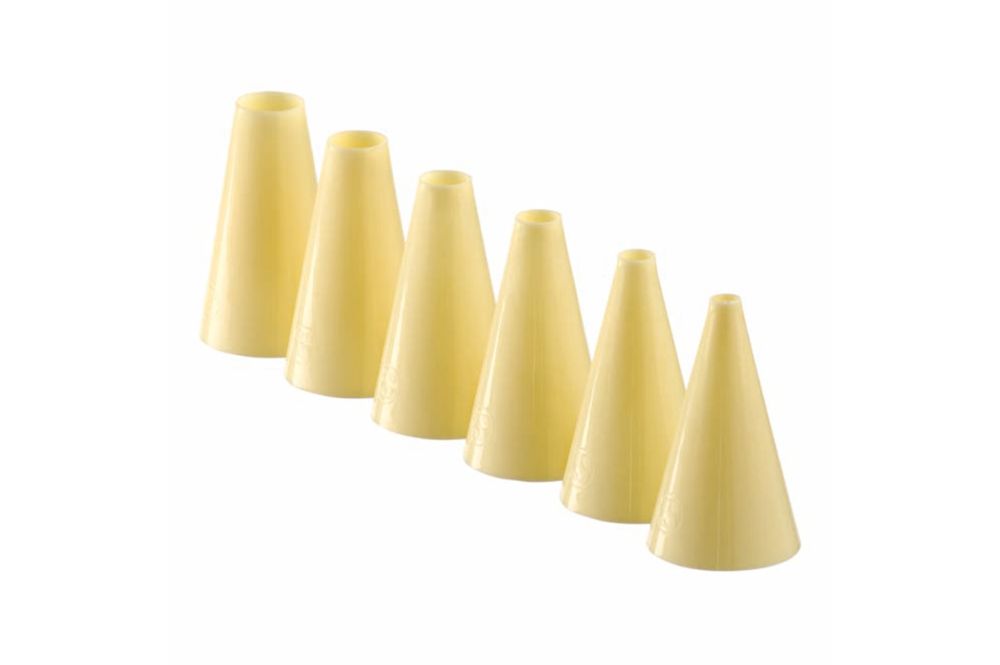 Tyllset slät plast, 3, 5, 7, 9, 11, 13 mm, 1 set