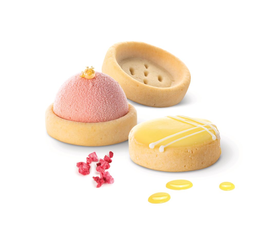 Bakade skal, One-bite, söta, runda, d: ca 30 mm, h: 7 mm (ca 280 st)