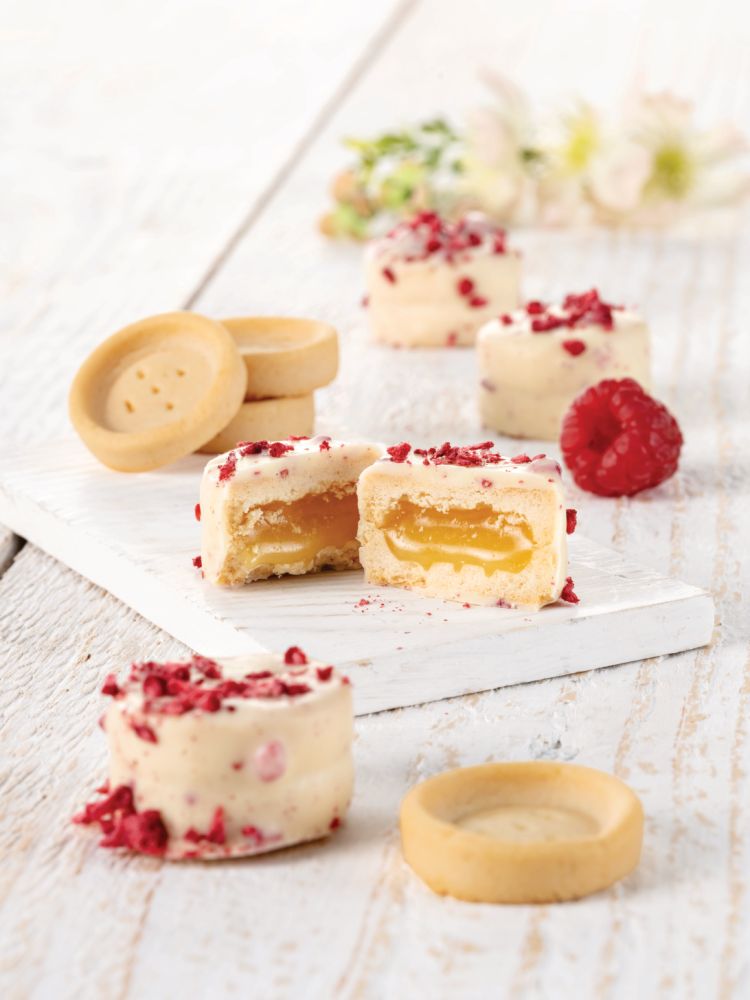 Bakade skal, One-bite, söta, runda, d: ca 30 mm, h: 7 mm (ca 280 st)