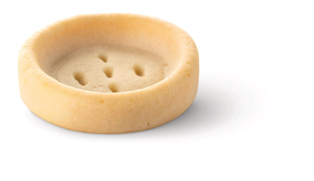 Bakade skal, One-bite, söta, runda, d: ca 30 mm, h: 7 mm (ca 280 st)