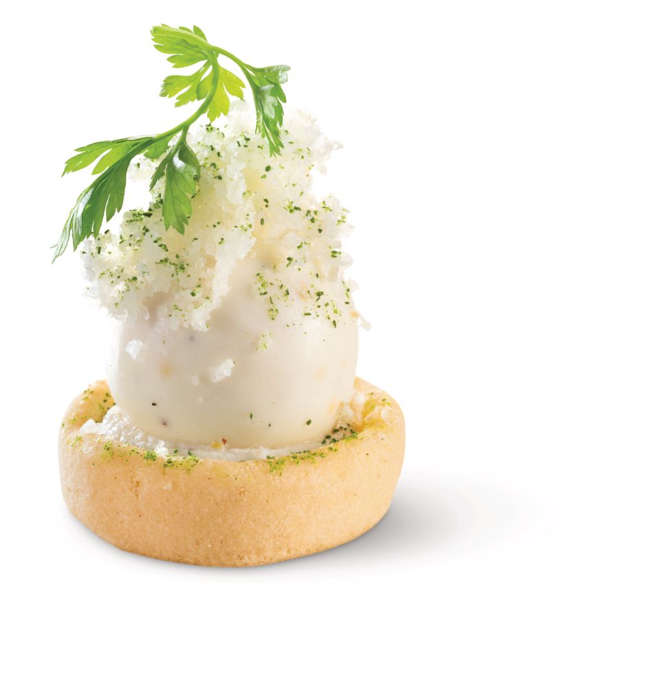 Bakade skal, One-bite, salta, runda, d: ca 30 mm, h: 7 mm (ca 280 st)