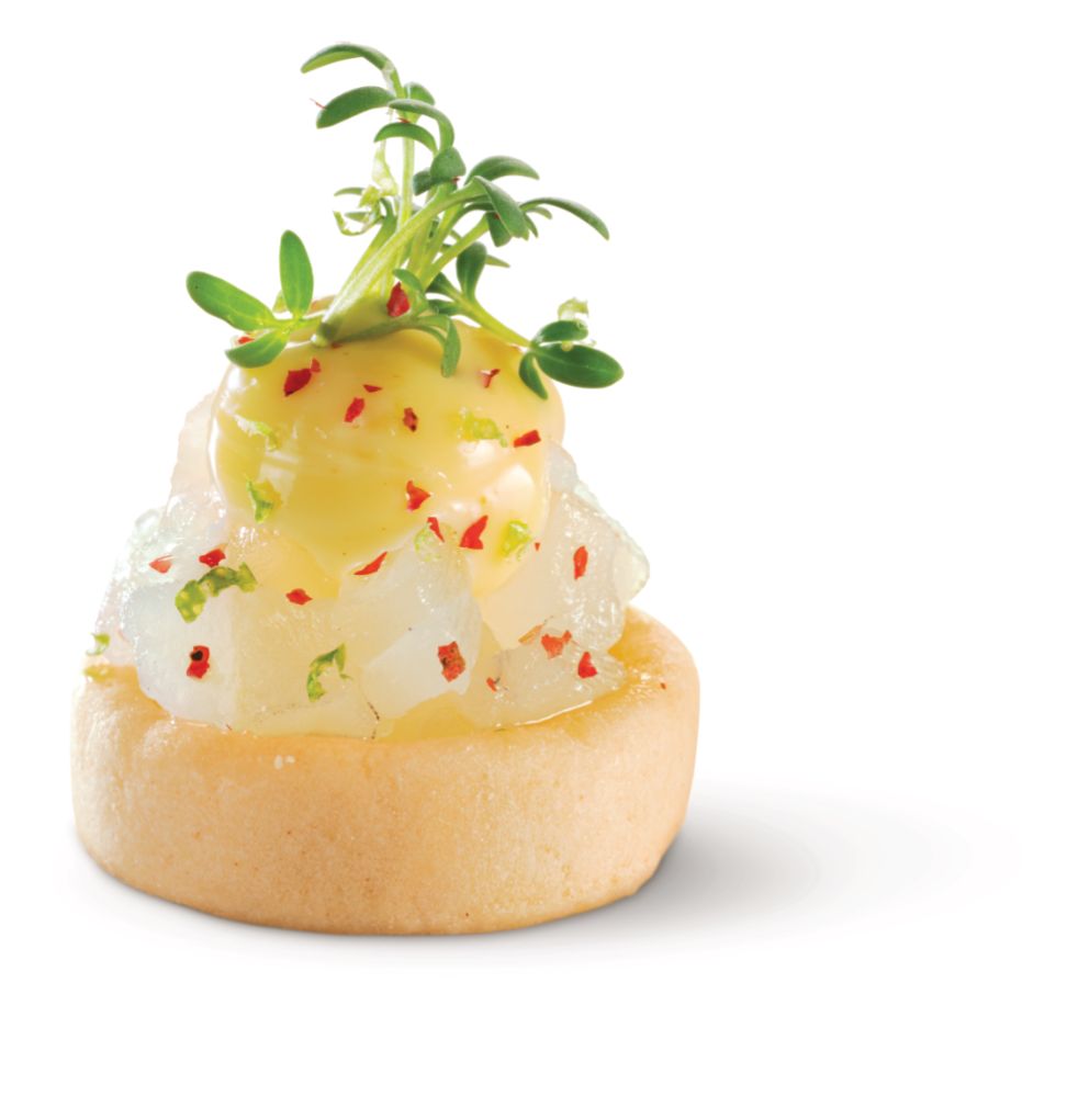 Bakade skal, One-bite, salta, runda, d: ca 30 mm, h: 7 mm (ca 280 st)