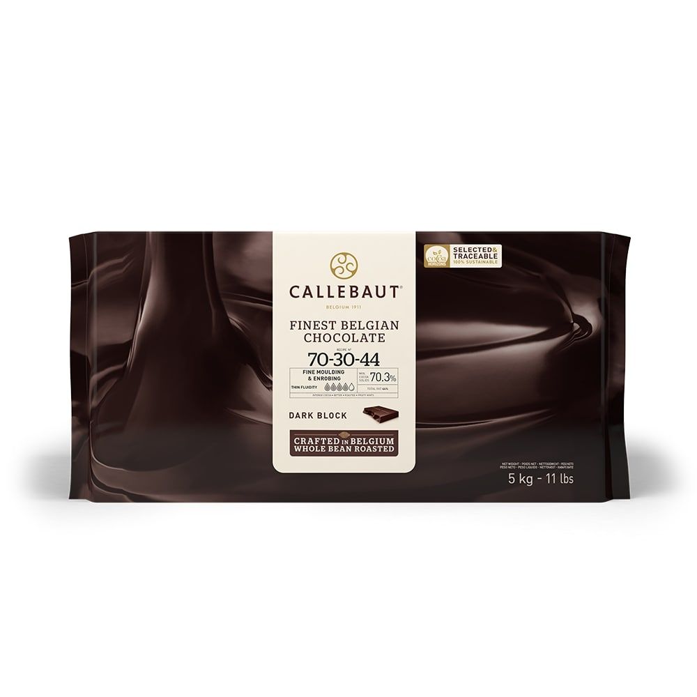 Callebaut, 70-30-44, mörk choklad 70,3 %, block (5x5 kg)