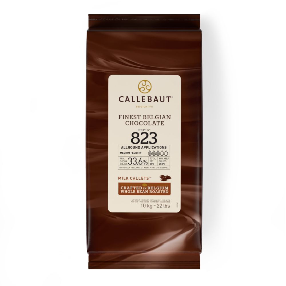 Callebaut, 823, mjölkchoklad 33,6 %, pellets (10 kg)