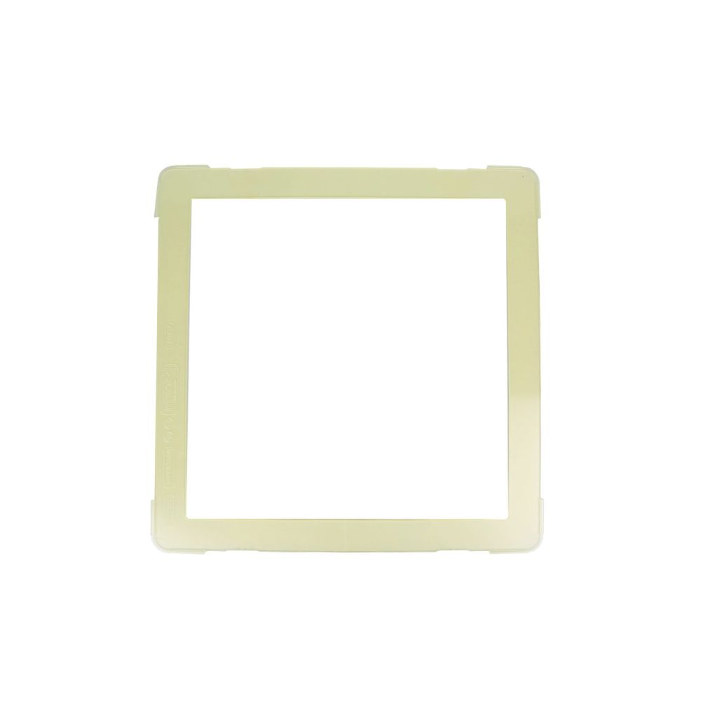 Felchlin, Quadro, gjutram, gul plast, 305x305x2,5 mm