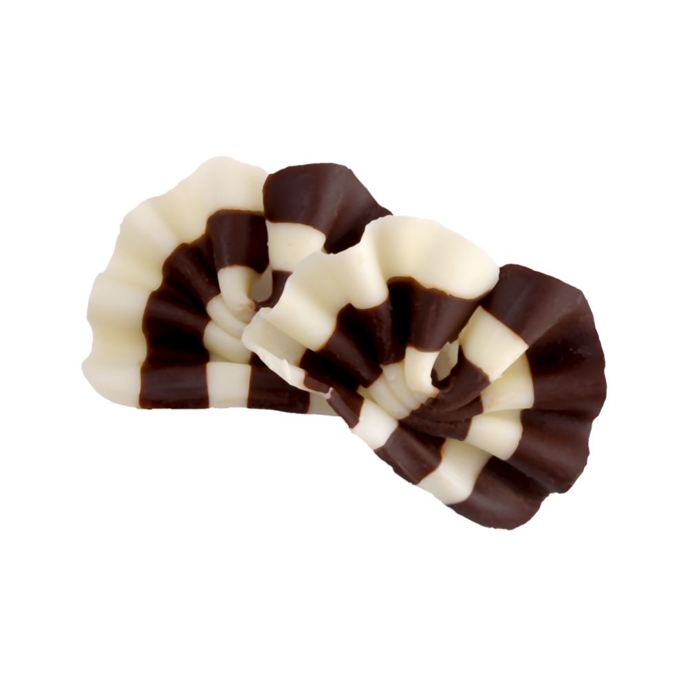 Chokladdekor, solfjäder, 36x30 mm (ca 475 st)