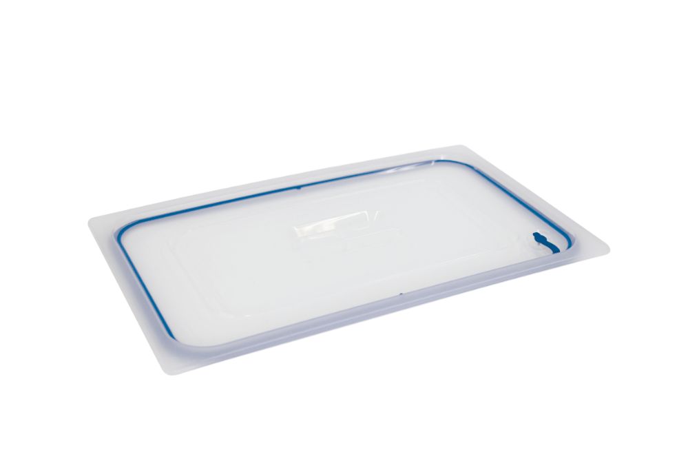 GN-lock med silikontätning, tätslutande, GN 1/1