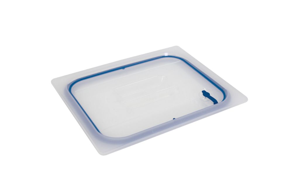 GN-lock med silikontätning, tätslutande, GN 1/2