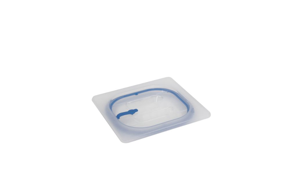 GN-lock med silikontätning, tätslutande, GN 1/6