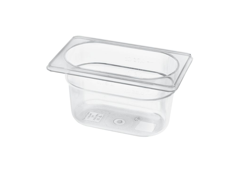 GN-behållare i polykarbonat, GN 1/9 - 100 mm