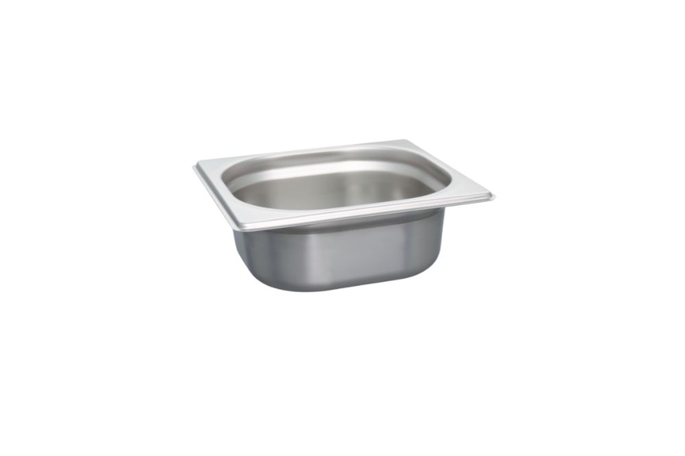 GN-behållare i rostfritt stål, GN 1/6 - 65 mm