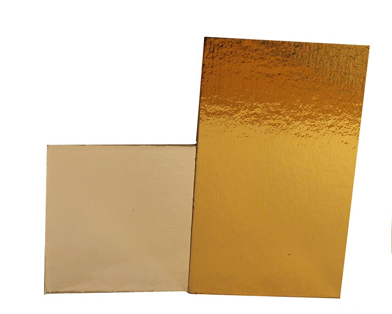 Guld/silvertårtbricka, 400x600 mm (25 st)