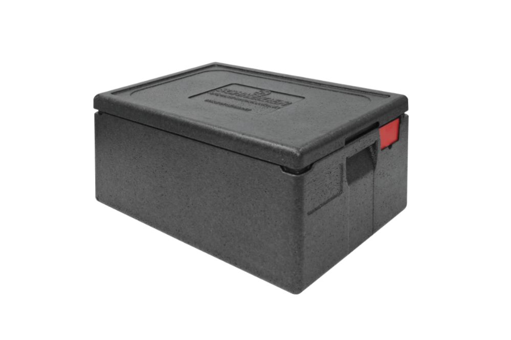 Transportbox med lock, GN 1/1, 600 x 400 x 280 mm