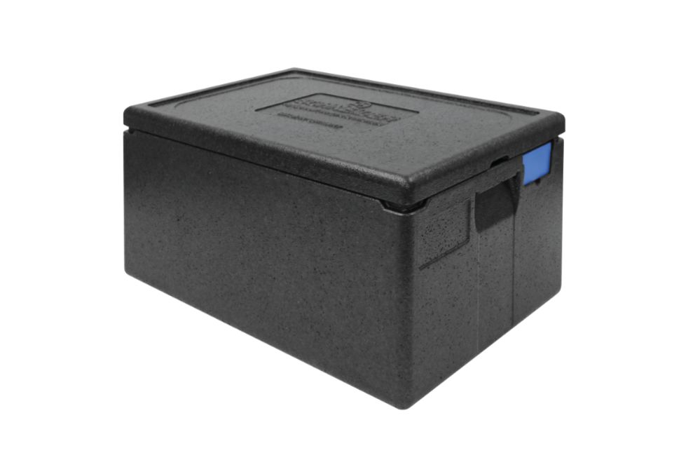Transportbox med lock, GN 1/1, 600 x 400 x 320 mm