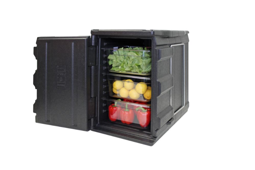 Transportbox, frontöppnad, GN 1/1, 628 x 445 x 625 mm