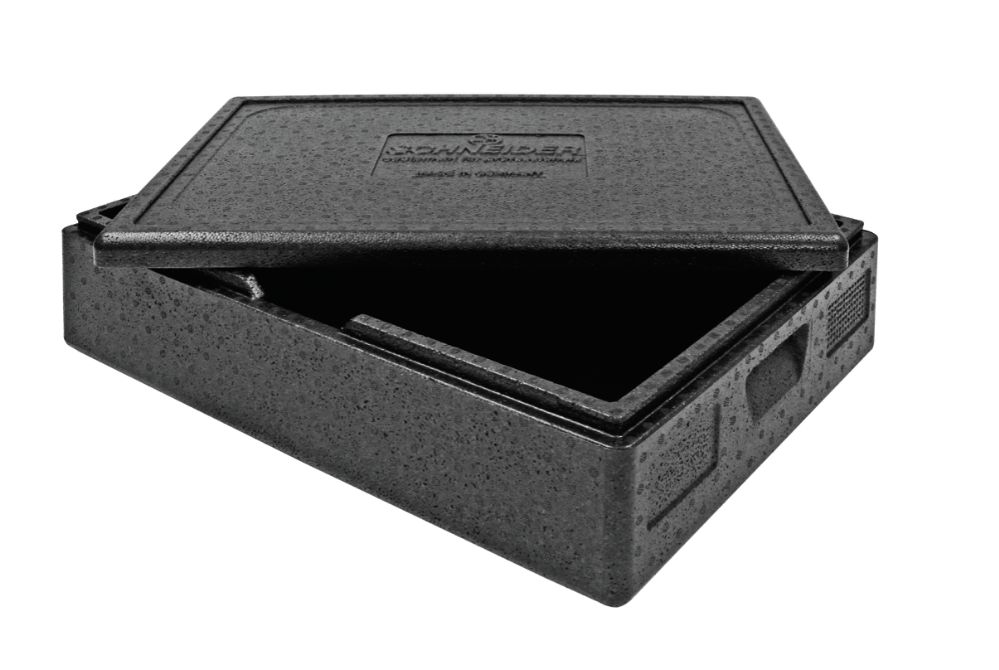 Transportbox med lock – 40 × 60, 685 x 485 x 180 mm