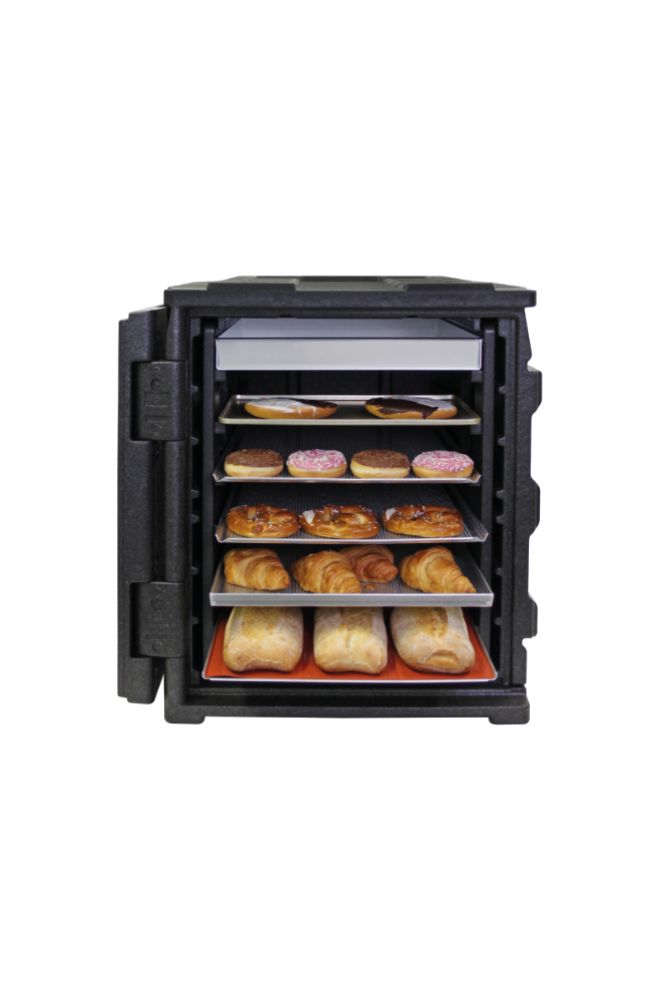 Transportbox, frontöppnad – 40 × 60, 710 x 587 x 685 mm