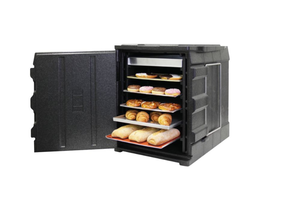 Transportbox, frontöppnad – 40 × 60, 710 x 587 x 685 mm