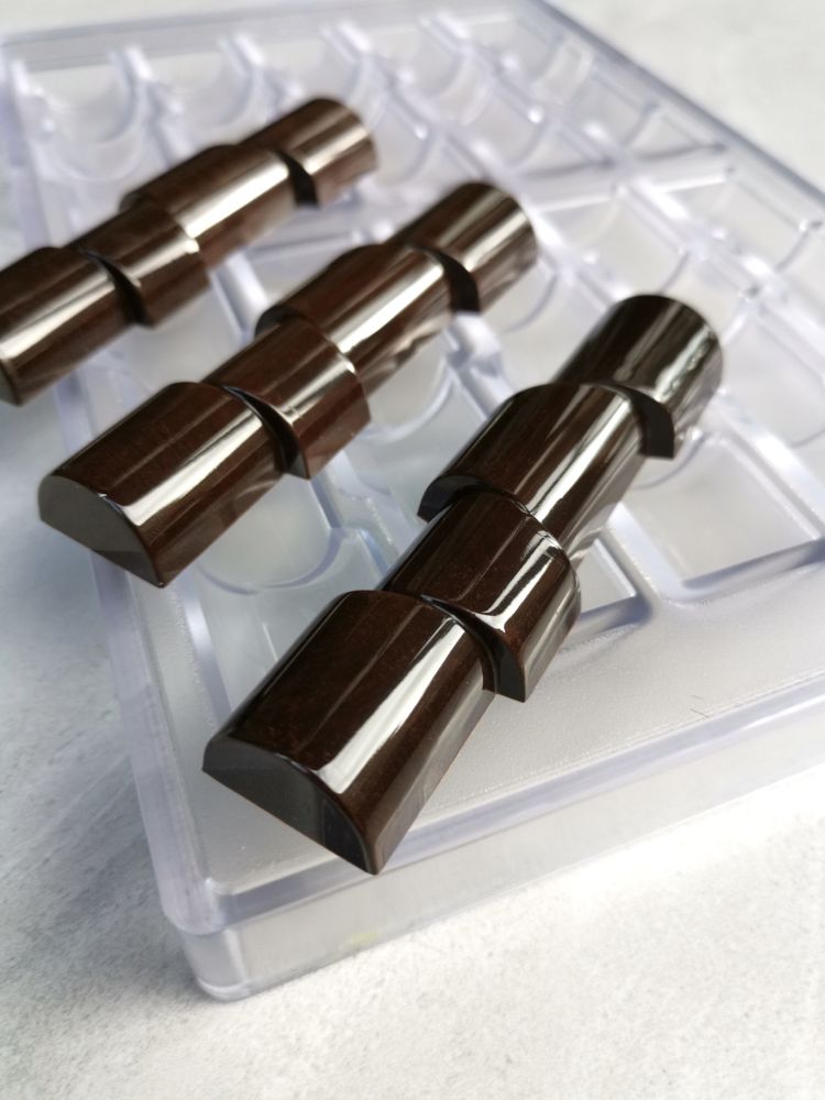 Gjutform för choklad, NO: 603, 31 g, 10 st/form